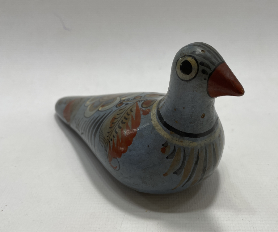 EL BOYAMA NADİR ANTIKA KUŞ FİGÜRÜ