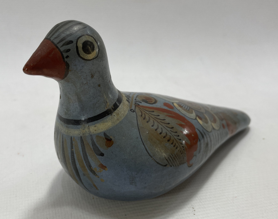 EL BOYAMA NADİR ANTIKA KUŞ FİGÜRÜ