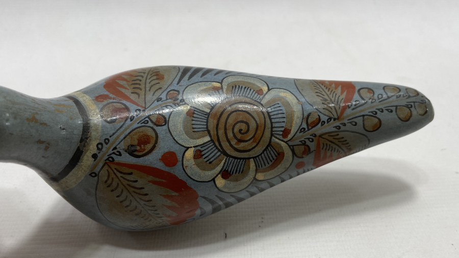 EL BOYAMA NADİR ANTIKA KUŞ FİGÜRÜ