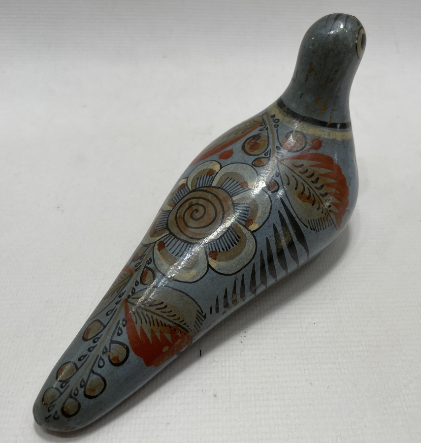 EL BOYAMA NADİR ANTIKA KUŞ FİGÜRÜ