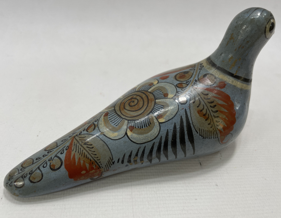 EL BOYAMA NADİR ANTIKA KUŞ FİGÜRÜ