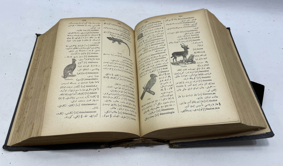 OSMANLI DÖNEMİ DEV BOY OSMANLICA FRANSIZCA SÖZLÜK