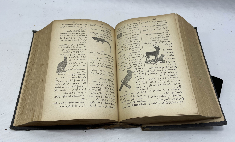 OSMANLI DÖNEMİ DEV BOY OSMANLICA FRANSIZCA SÖZLÜK