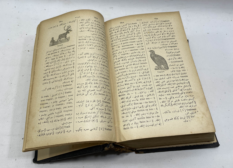 OSMANLI DÖNEMİ DEV BOY OSMANLICA FRANSIZCA SÖZLÜK