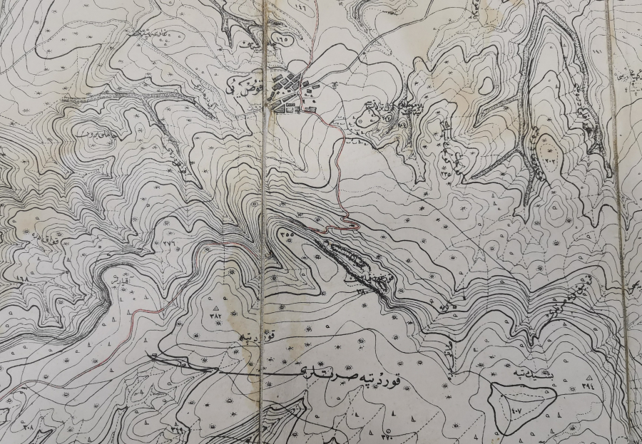 OSMANLI DÖNEMİ DEV BOYDA HARİTA