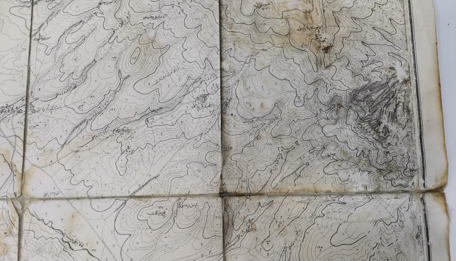 OSMANLI DÖNEMİ DEV BOYDA HARİTA