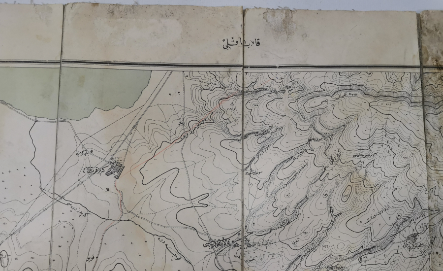 OSMANLI DÖNEMİ DEV BOYDA HARİTA