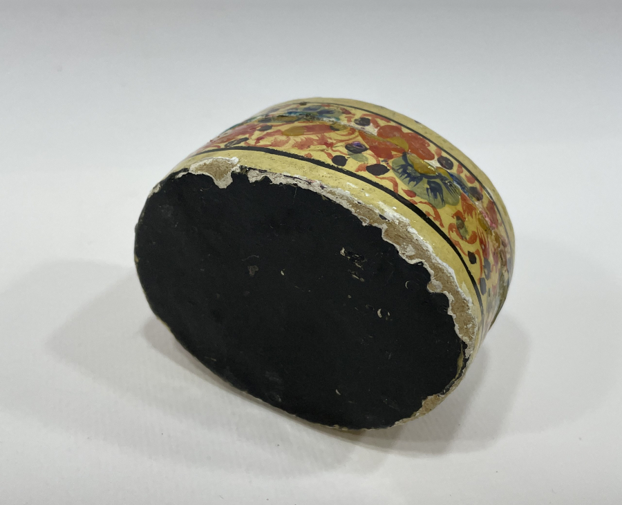 OSMANLI DÖNEMİ EL BOYAMA PAPİER MACHE TESPİH KUTUSU