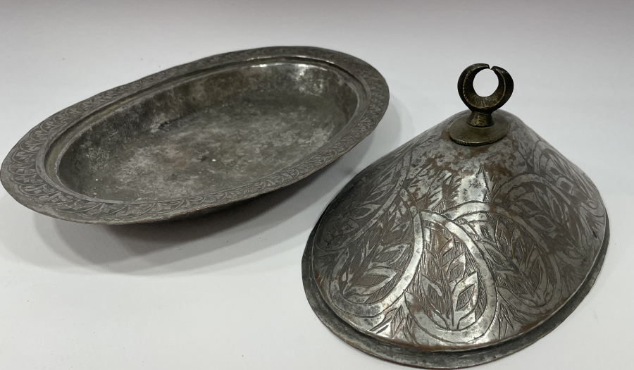 OSMANLI DÖNEMİ HİLAL TUTMAÇLI BOSNA İŞİ KAPAKLI SAHAN