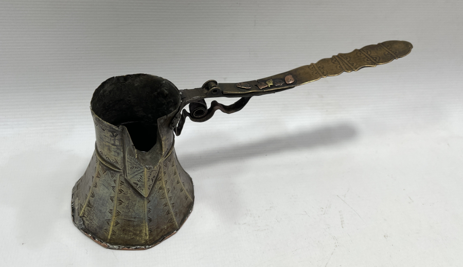 OSMANLI DÖNEMİ NADİR FORMDA KAHVE CEZVESİ