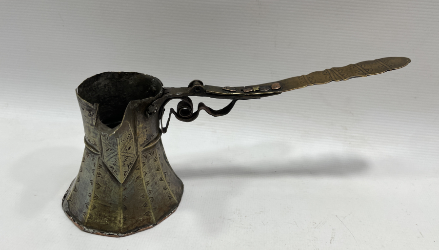 OSMANLI DÖNEMİ NADİR FORMDA KAHVE CEZVESİ