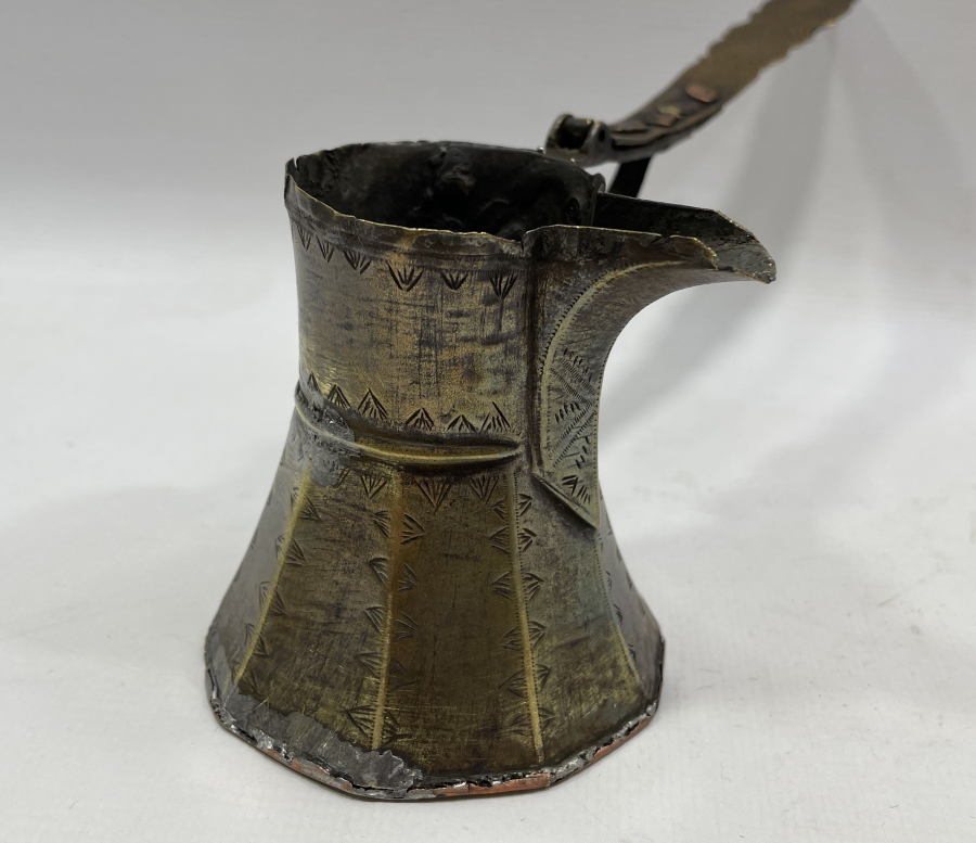 OSMANLI DÖNEMİ NADİR FORMDA KAHVE CEZVESİ