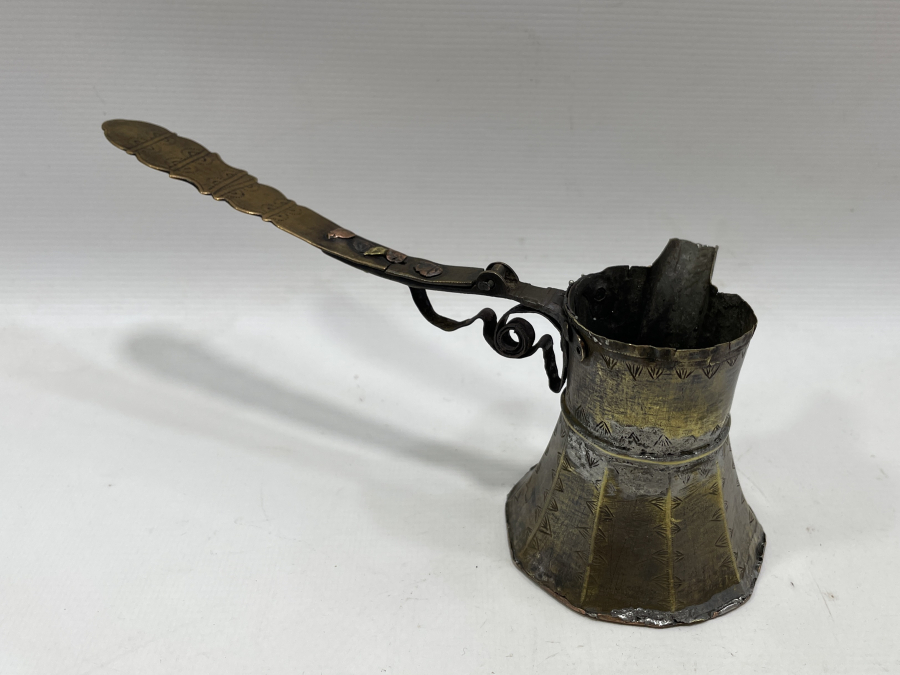 OSMANLI DÖNEMİ NADİR FORMDA KAHVE CEZVESİ