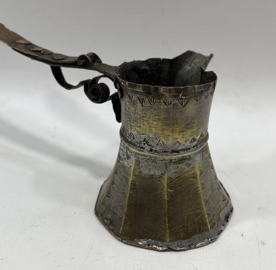 OSMANLI DÖNEMİ NADİR FORMDA KAHVE CEZVESİ