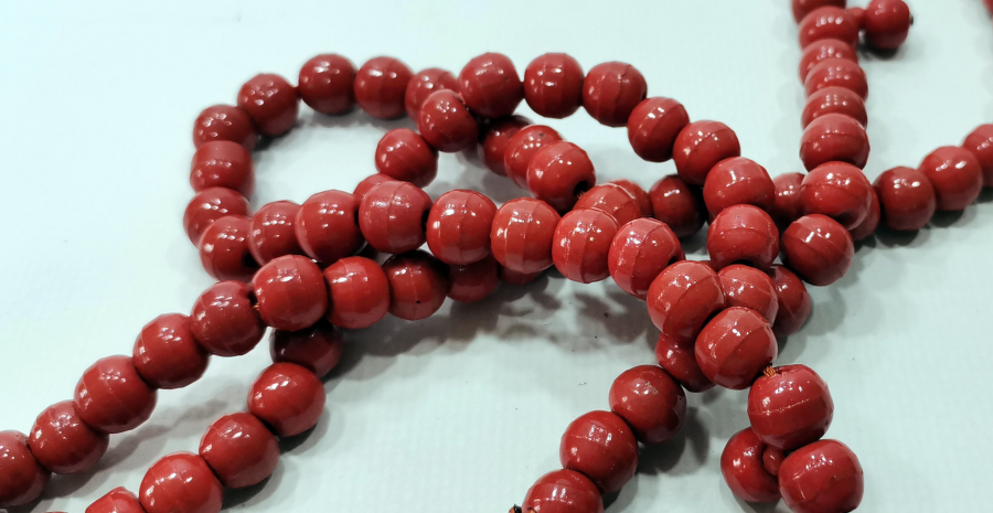 OSMANLI DÖNEMİ NADİR RENKTE BEYKOZ İŞİ 99 LUK NAMAZ TESPİHİ