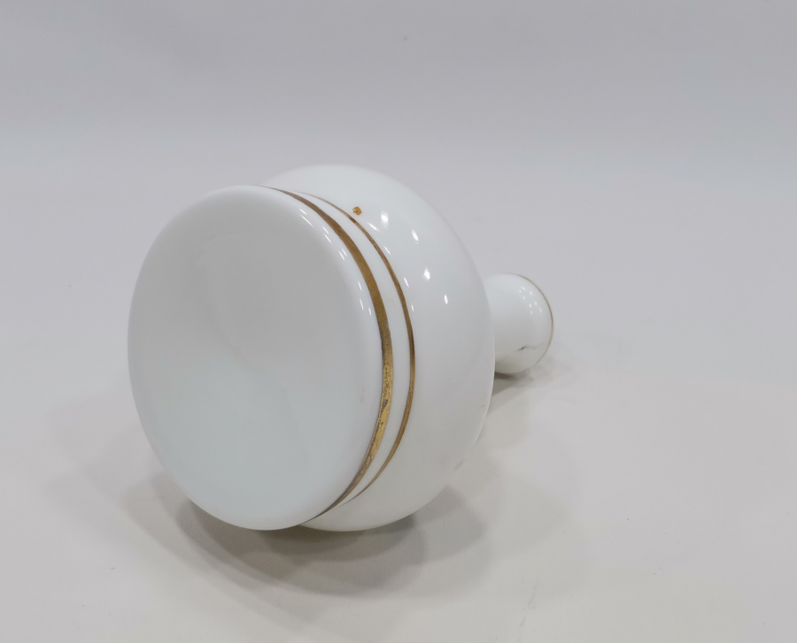 OSMANLI DÖNEMİ ÜZERİ EL BOYAMA İŞÇİLİKLİ NADİR NARGİLE ŞİŞESİ