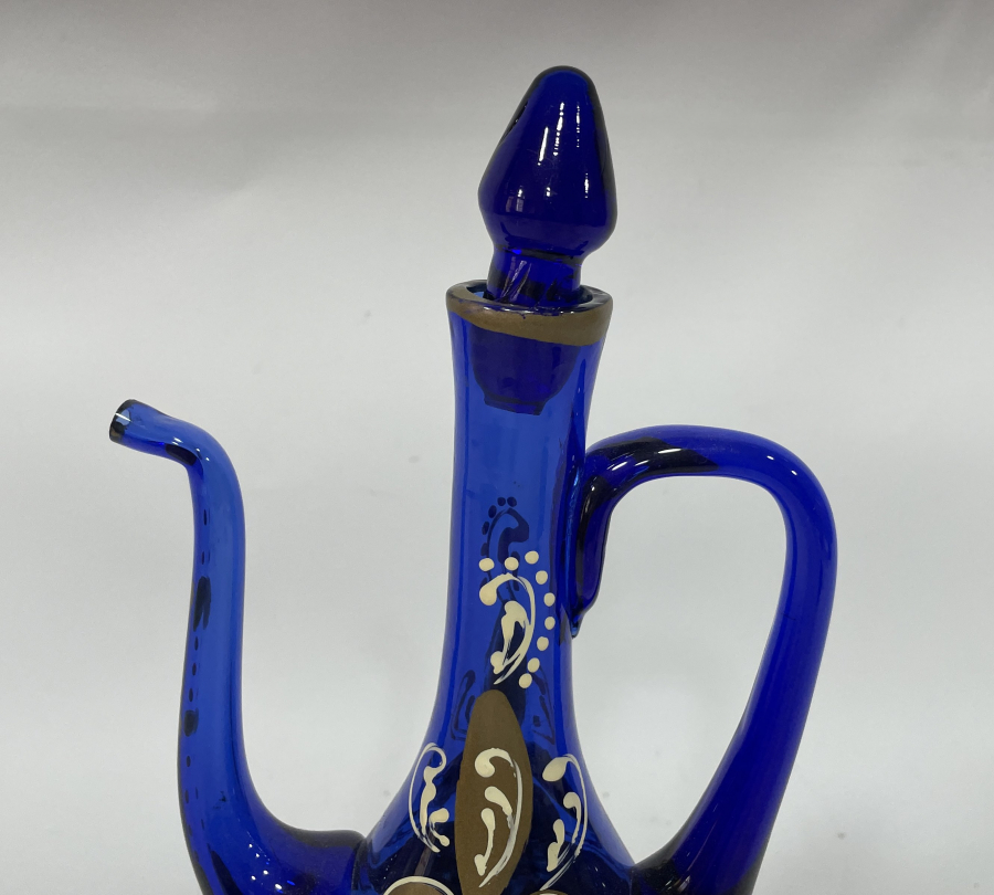 ÜFLEME CAMDAN MAMUL EL BOYAMA ANTİKA ZEMZEMLİK