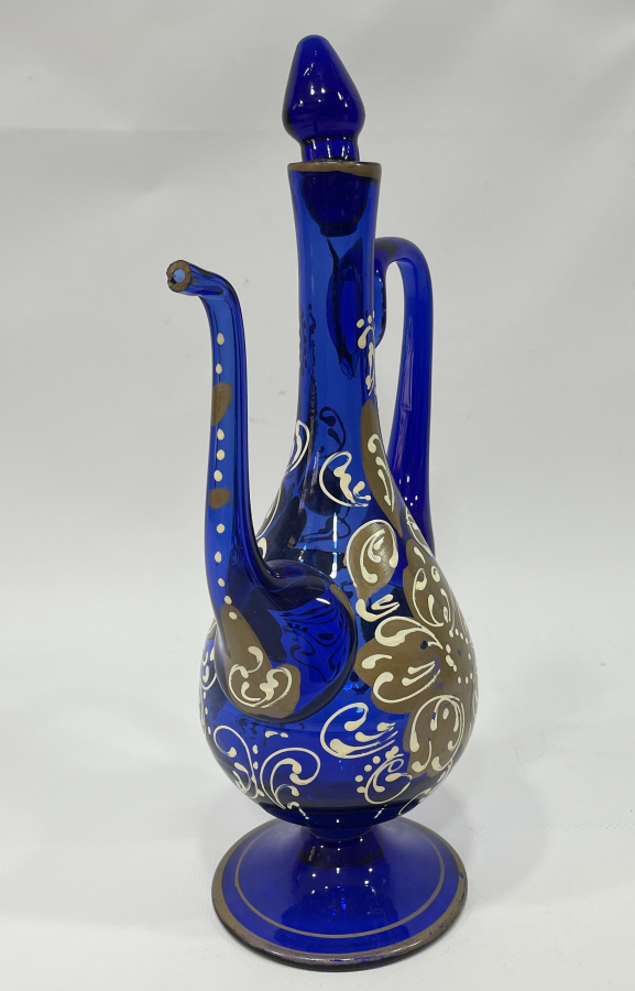 ÜFLEME CAMDAN MAMUL EL BOYAMA ANTİKA ZEMZEMLİK