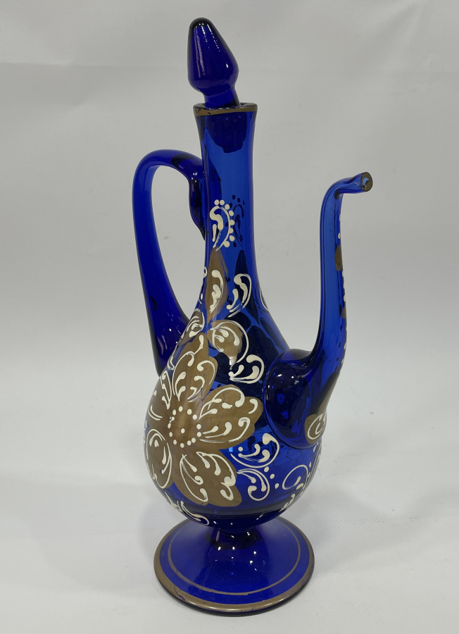 ÜFLEME CAMDAN MAMUL EL BOYAMA ANTİKA ZEMZEMLİK