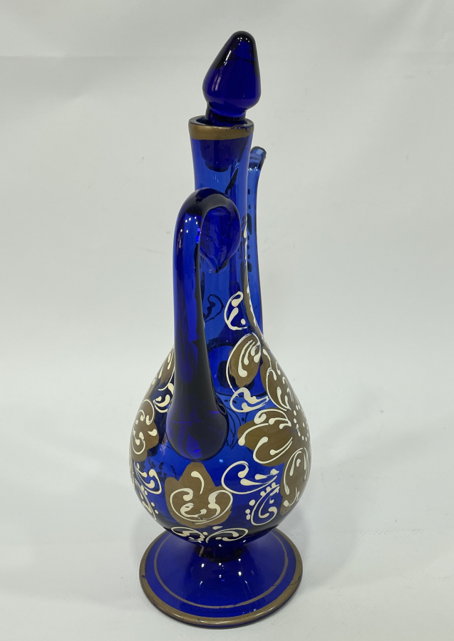 ÜFLEME CAMDAN MAMUL EL BOYAMA ANTİKA ZEMZEMLİK