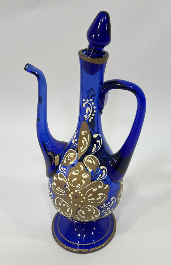 ÜFLEME CAMDAN MAMUL EL BOYAMA ANTİKA ZEMZEMLİK