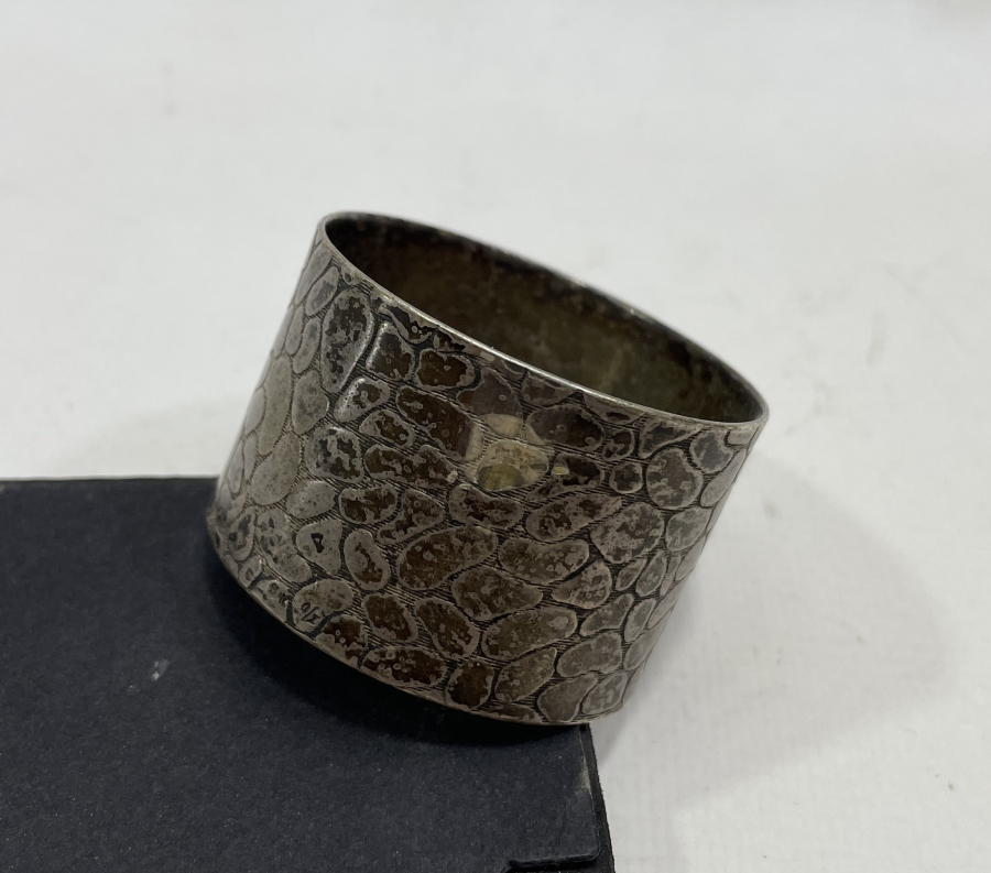 ÜZERİ İNSİYALLİ 1900 BAŞLARI GÜMÜŞ KAPLAMA PEÇETELİK