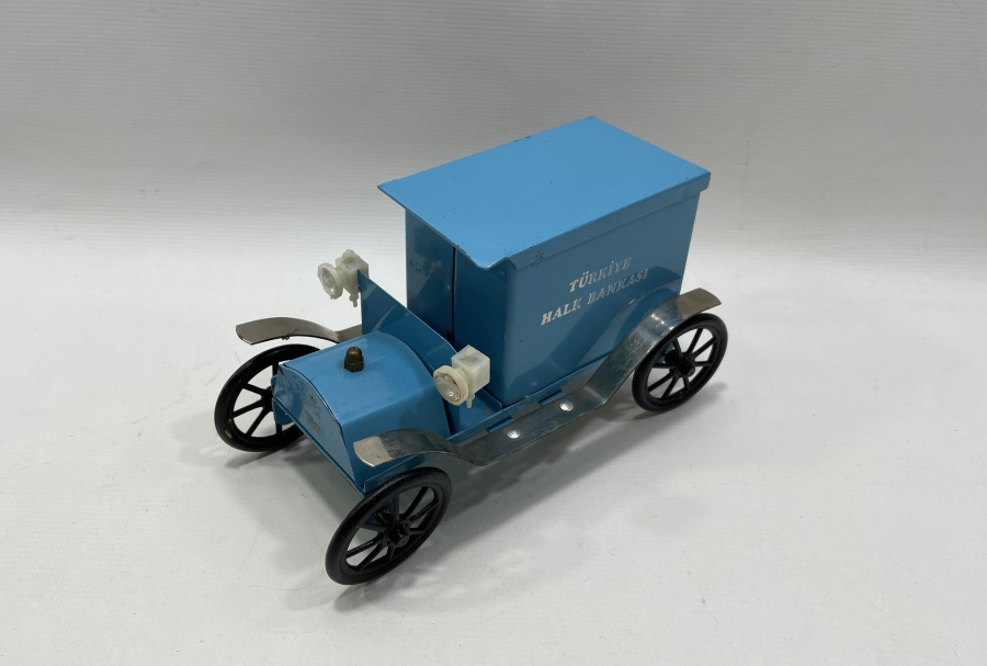 ÇİL KONDİSYONDA METAL HALK BANKASI KUMBARA