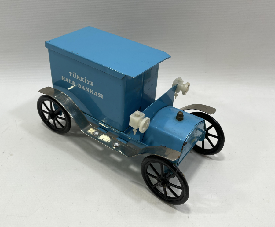 ÇİL KONDİSYONDA METAL HALK BANKASI KUMBARA