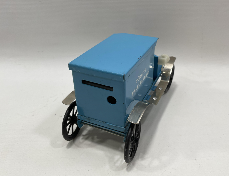 ÇİL KONDİSYONDA METAL HALK BANKASI KUMBARA