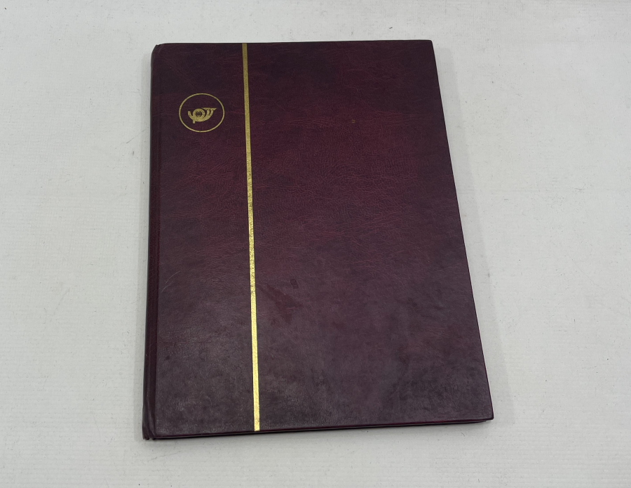 İÇİNDE ONLARCA PUL BULUNAN ANTİKA PUL DEFTERİ