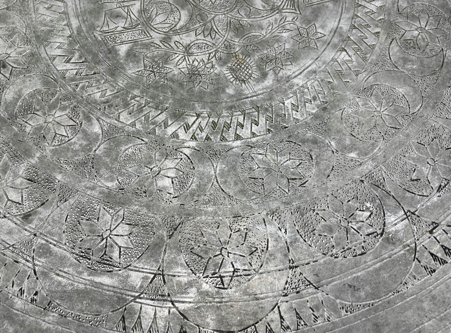 ORTASINDA OSMANLI DEVLET ARMASI BULUNAN ÇOK NADİR OSMANLI BEY İŞİ ORTA SİNİSİ