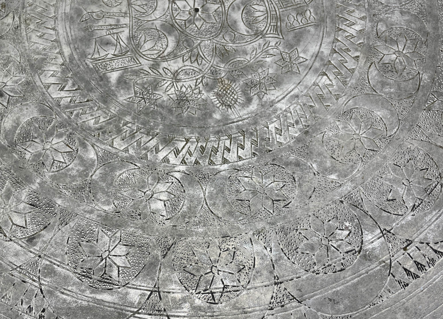 ORTASINDA OSMANLI DEVLET ARMASI BULUNAN ÇOK NADİR OSMANLI BEY İŞİ ORTA SİNİSİ