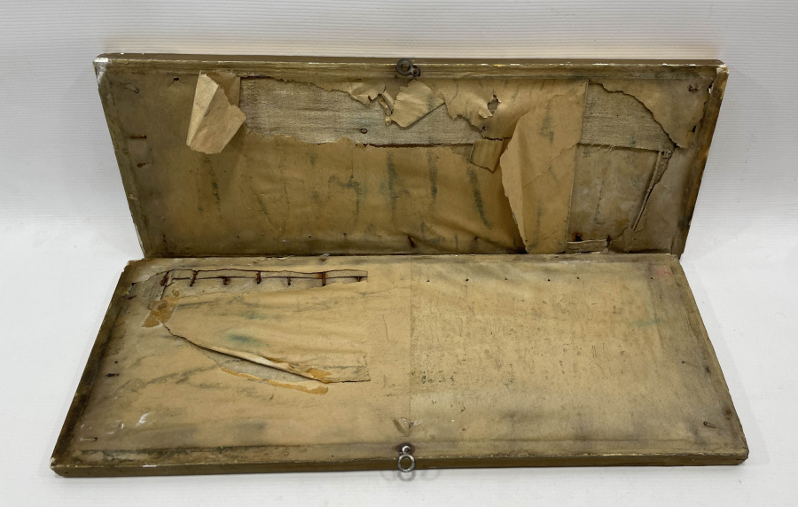 OSMANLI DÖNEMİ ÇERÇEVELİ HESAP İŞİ ÇİFT PANO