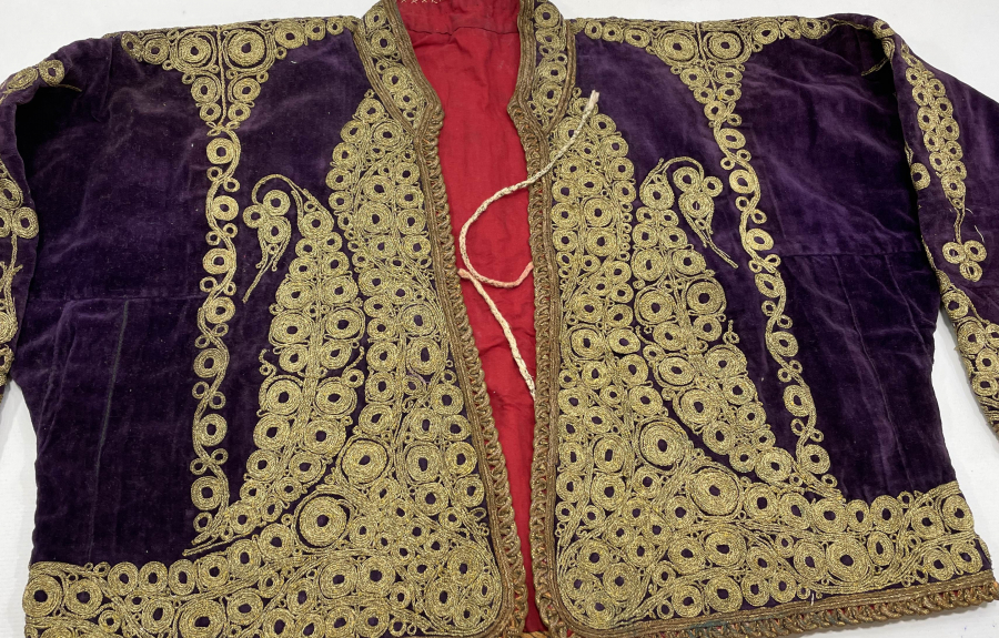 OSMANLI DÖNEMİ ÇİL KONDİSYONDA GELİN CEPKENİ