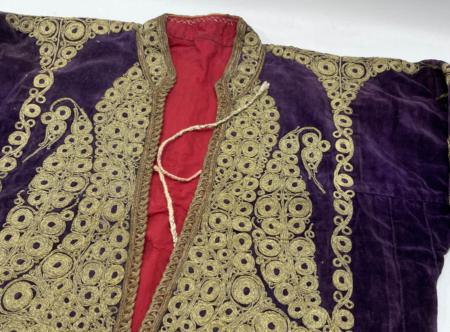 OSMANLI DÖNEMİ ÇİL KONDİSYONDA GELİN CEPKENİ