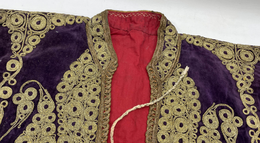 OSMANLI DÖNEMİ ÇİL KONDİSYONDA GELİN CEPKENİ