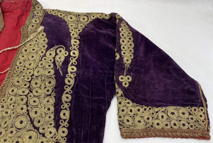 OSMANLI DÖNEMİ ÇİL KONDİSYONDA GELİN CEPKENİ