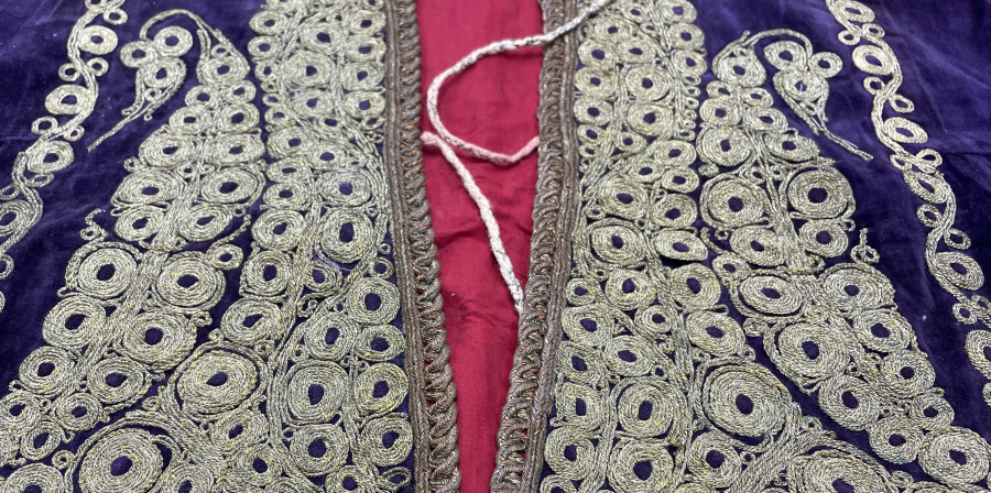 OSMANLI DÖNEMİ ÇİL KONDİSYONDA GELİN CEPKENİ