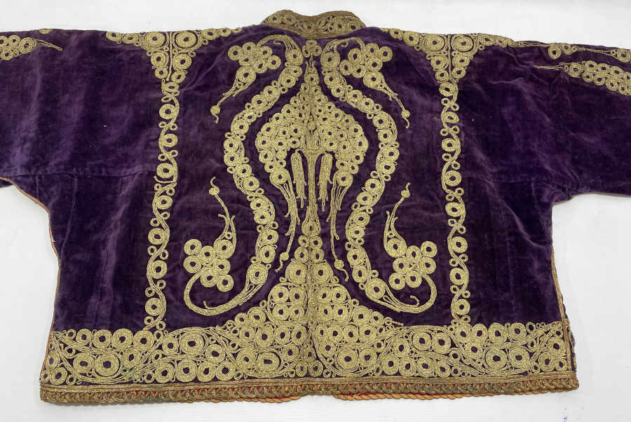 OSMANLI DÖNEMİ ÇİL KONDİSYONDA GELİN CEPKENİ