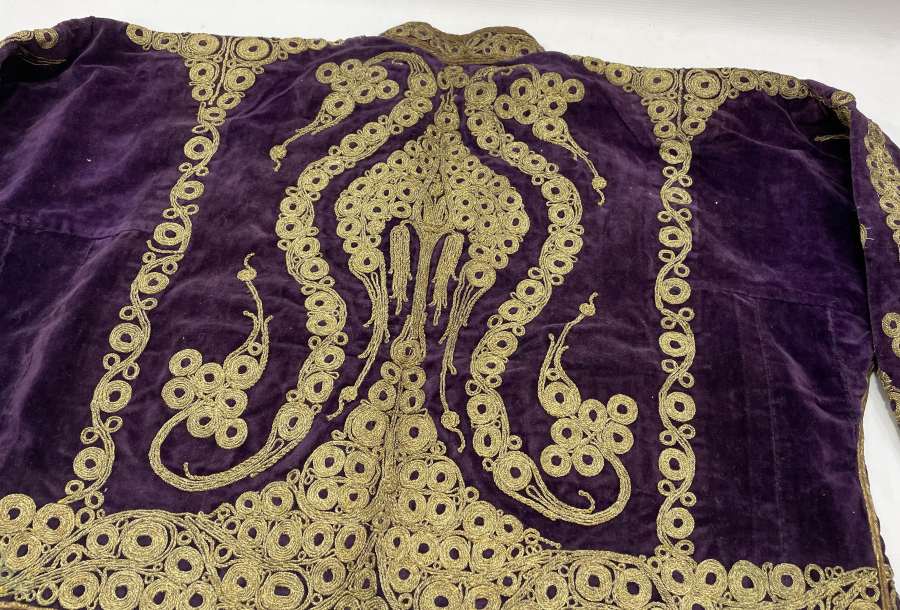 OSMANLI DÖNEMİ ÇİL KONDİSYONDA GELİN CEPKENİ