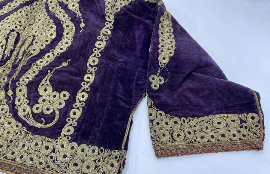 OSMANLI DÖNEMİ ÇİL KONDİSYONDA GELİN CEPKENİ