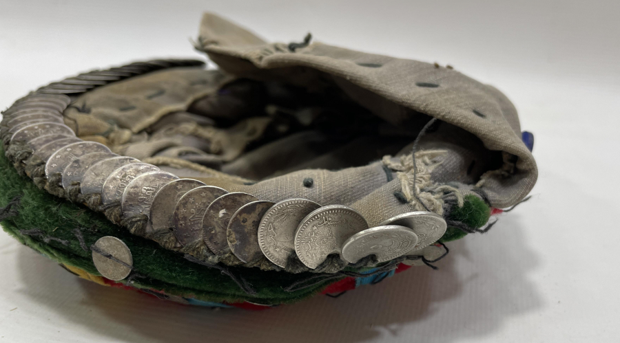 OSMANLI DÖNEMİ GÜMÜŞ PARALI GELİN FESİ