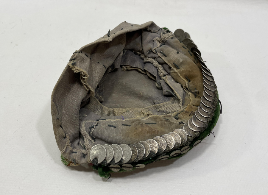 OSMANLI DÖNEMİ GÜMÜŞ PARALI GELİN FESİ