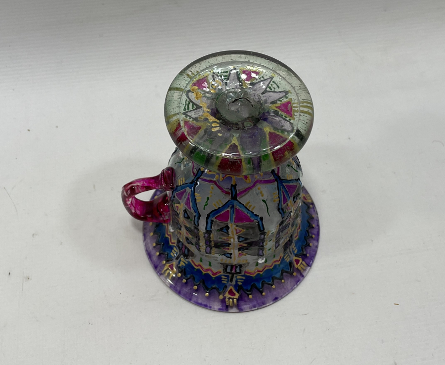 OSMANLI DÖNEMİ KOPARMA İŞÇİLİKLİ ÇOK NADİR MİNELİ KAŞIKLIK