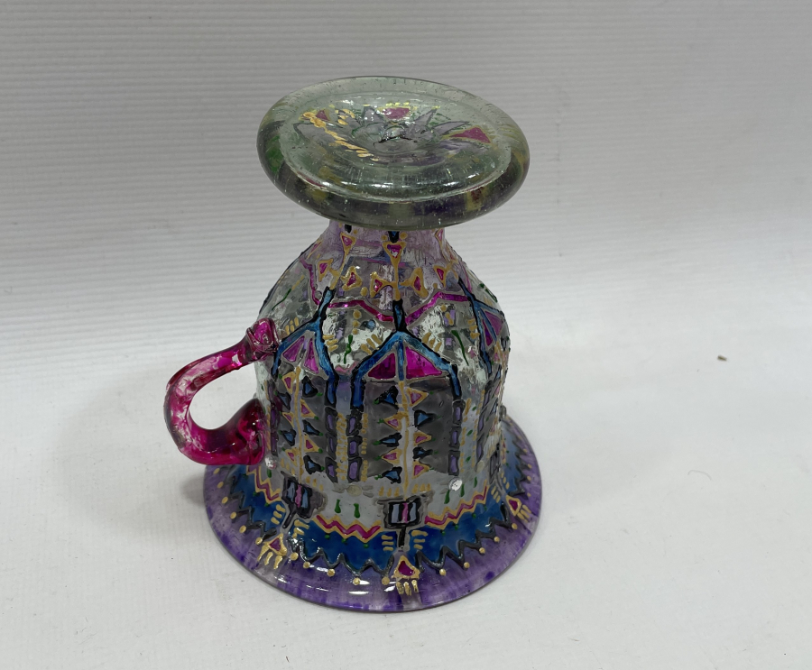 OSMANLI DÖNEMİ KOPARMA İŞÇİLİKLİ ÇOK NADİR MİNELİ KAŞIKLIK