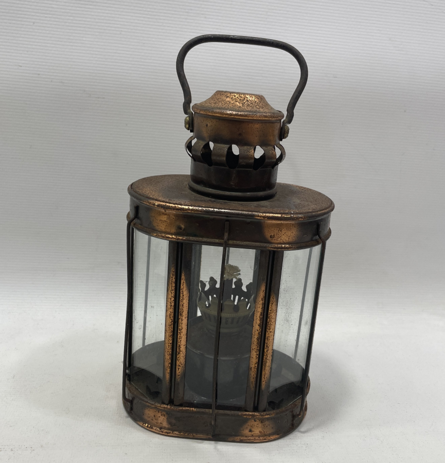 OSMANLI DÖNEMİ NADİR FORMDA EL GAZ LAMBASI