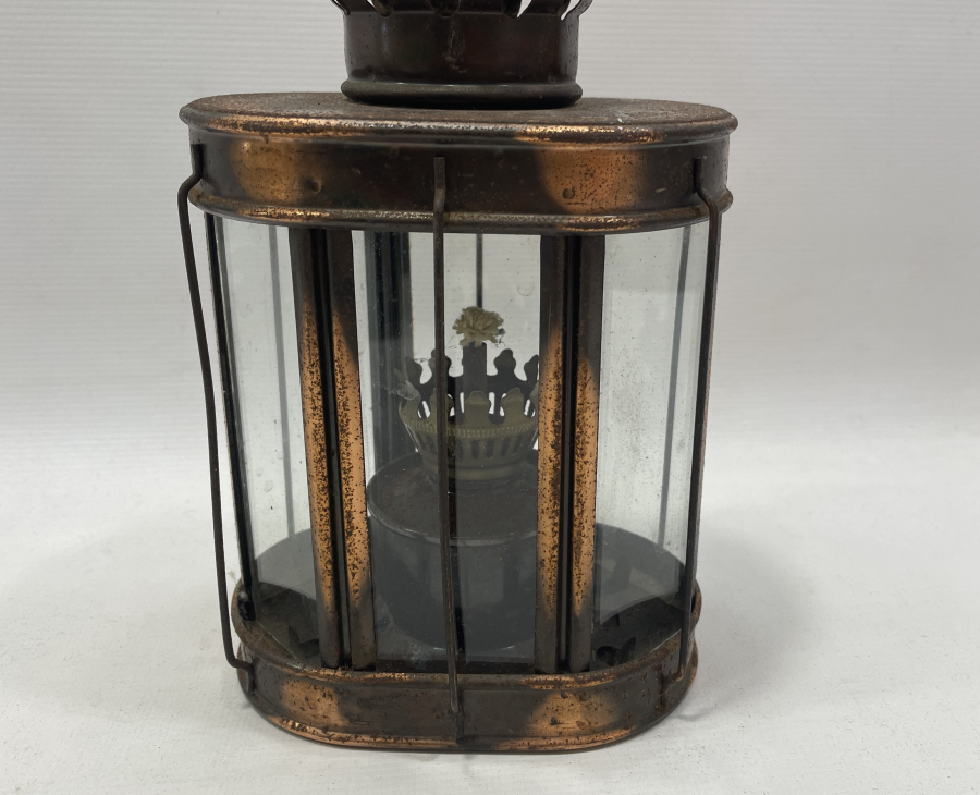 OSMANLI DÖNEMİ NADİR FORMDA EL GAZ LAMBASI