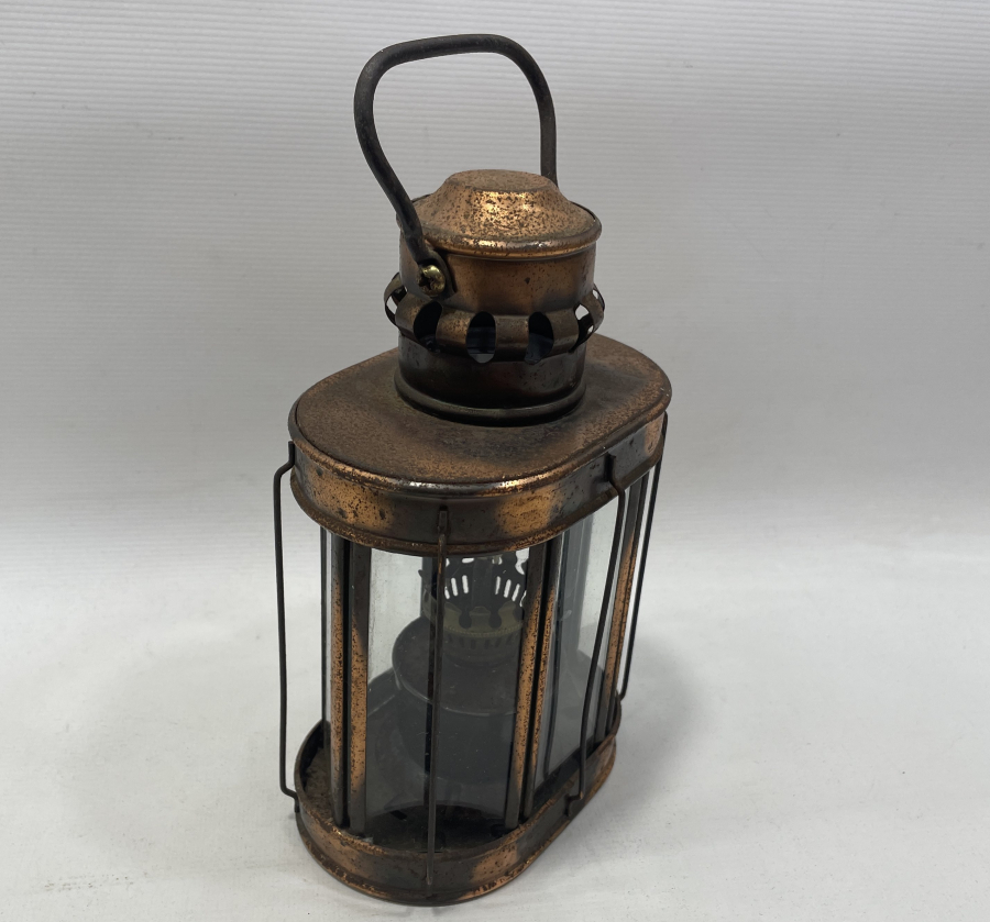 OSMANLI DÖNEMİ NADİR FORMDA EL GAZ LAMBASI