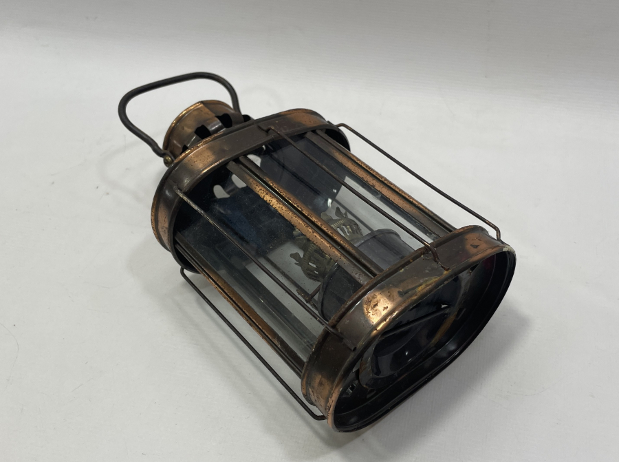 OSMANLI DÖNEMİ NADİR FORMDA EL GAZ LAMBASI