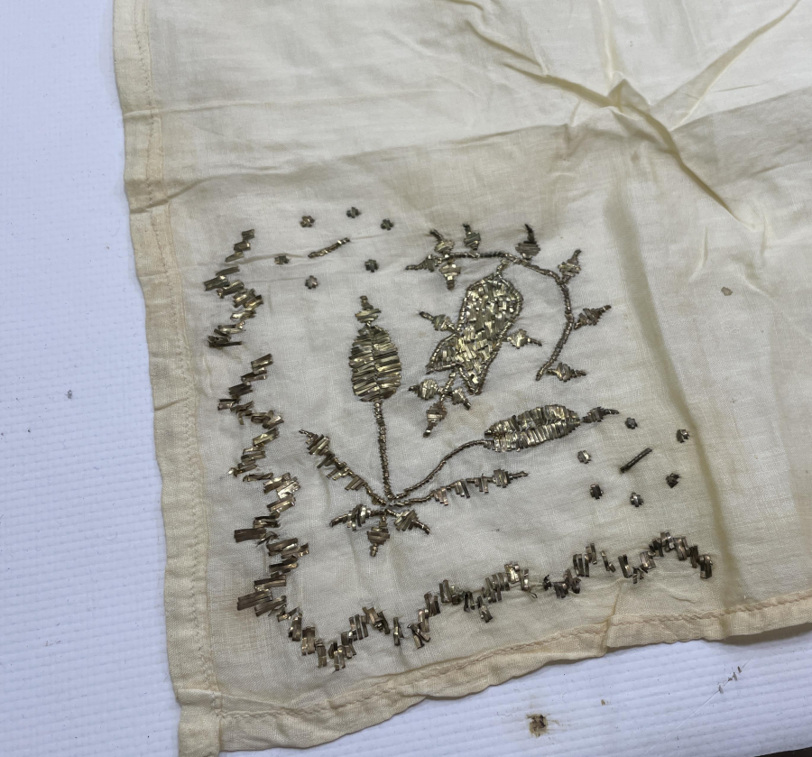 OSMANLI DÖNEMİ TEL KIRMA İŞÇİLİKLİ GELİN ÇEVRESİ